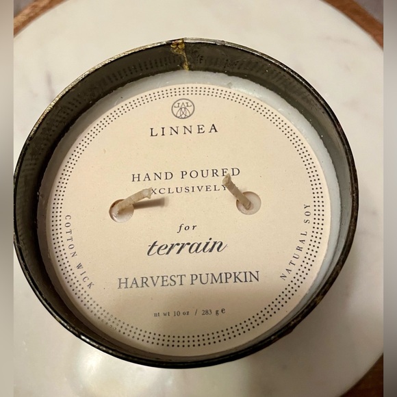 Anthro | Linnea for Terrain | Harvest Pumpkin Candle | Hand Poured in USA | NWT - Picture 6 of 8